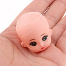10 Pieces Mini  Heads Mold Bald Head Sculpt With Big Eyes For 5inch Mini Bathing