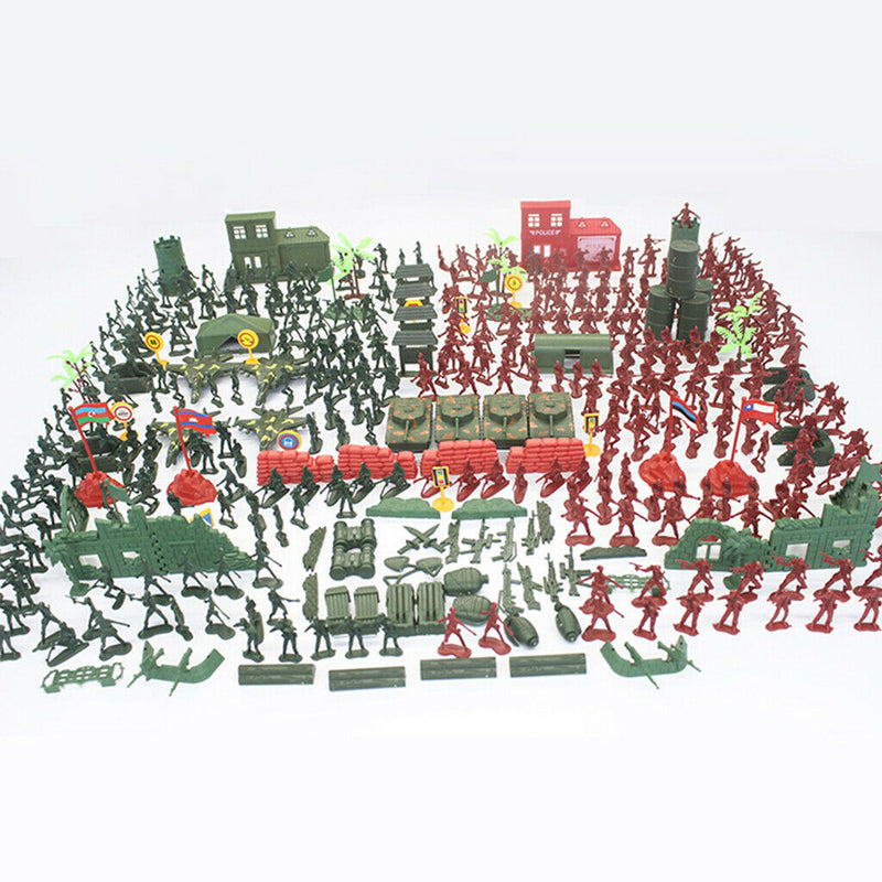 Army Men Action Figures -Soldier and Army Base Set Accessories - 3300 Piece Set