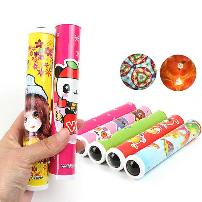 1Pc Kaleidoscope kids toys children educational science classic toys 17cm JC,a