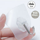 Strong Transparent Suction Cup Sucker Wall Hooks Hanger for Kitchen Bathroo M1H9