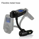 Car Cigarette Lighter Bluetooth Calling FM Radio Transmitter AUX Port MP3 U J9O3