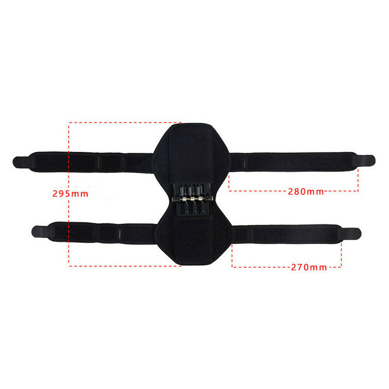 Knee Leg Stabilizer Pads Protection Booster Rebound Spring Force Support Thighs