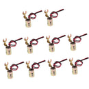 10 Pieces BAY15D LED Bulb Light Double Contact Socket Wire Connectors