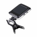Clip-on Digital Electronic Chromatic Tuner Bass Ukulele Acoustic Guitar LCD