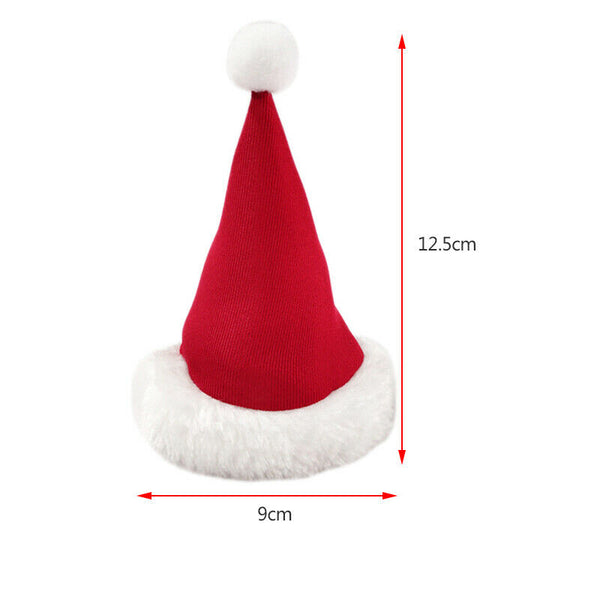 Pet Supplies Christmas Plush Dog Cap Decor Pet Cat Dog Christmas Santa Clau