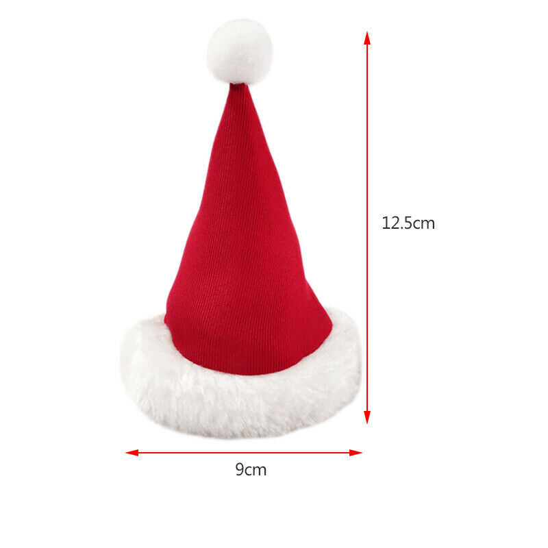 Pet Supplies Christmas Plush Dog Cap Decor Pet Cat Dog Christmas Santa Clau