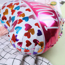Foil Balloon Heart Shape LOVE Birthday Wedding Party Anniversary Helium De JR