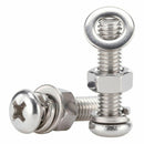 High quality 160pcs M2M2.5M3M4M5 A2 SS SEM Phillips Pan Head Screws Nut qww HXA