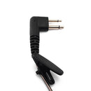 2 Pin PTT Mic Acoustic Air Tube Clip Earpiece Headset for Walkie Talkie