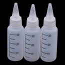 10Pcs 30ml multifunctional clear white glue applicator squeeze bottle DIY  Z