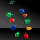 Festival Necklace LED Light Up Plastic Flashlight Christmas Party Bulb  For Kid
