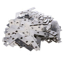100PC 38mm Flat L Shape Bracket Brace Right Angle Corner Repair Plate Fixing