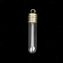20pcs TUBE and Waterdrop VIALS Mini Bottles Perfume EMPTY Bottle Pendant