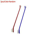 2Pcs Safe Plastic Pet Cat Dog Clean Teeth Dual Oral Supplies Cleaning Pet C9R7