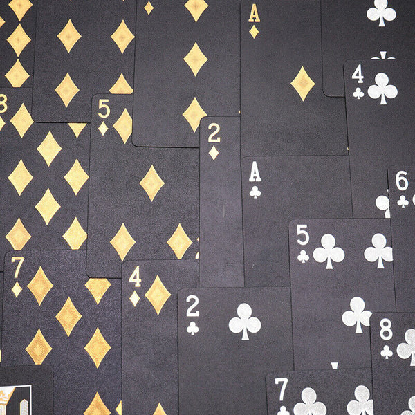 Waterproof Plastic Playing Cards Game Black Poker Polish Poker Star Board GSEAU