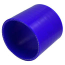 76mm 3 inch 3 Ply Straight Silicone Hose Tube Joiner Coupling Blue J7N8