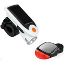 Bicycle Solar Headlight Taillights Set Solar Powered Led Headlight Tailligh