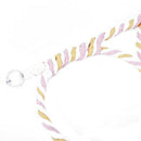 16 Holes Ring Rope Scarf Holder Hanger Shawl Storage Display Hook Rack Styl Z8J3