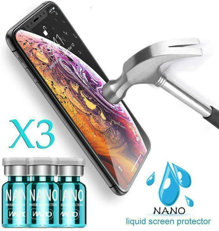3* Upgrade version NANO Liquid Glass Screen Protector Oleophobic Coating Film AU