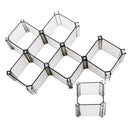12pcs DIY Household / Kitchen Plastic Drawer Divider Drawer Storage Shelves for