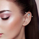 Stainless Steel Earrings Piercing Long Ear Stud Ornament Women Jewelry Gift