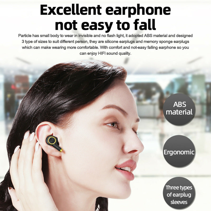 Wireless Earbuds, [Upgraded] Bluetooth V5.0 in-Ear Stereo Quick Charge