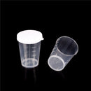 10Pcs 50Ml Plastic Liquid Measuring Cups Measuring Container With Cap Pip OZ