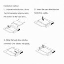 1PC 9.5mm Universal Caddy SATA 2nd HDD SSD Hard Drive CD/DVD-ROM Optical Bay Box