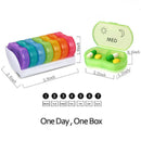 Portable Medicine Weekly Storage Pill 7 Day Tablet Sorter Box Container Case Gw