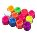 12 Boxes Christmas Luminous Nail Powder Tips Decoration Glitter Dip Powder