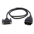 Car Vehicles OBDII Diagnostic Tool DB25 25Pin to OBD 2 16Pin Converter Cable