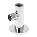 Copper stainless steel shower accessories base mounted shower fixed rod elbow