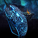1600+1000HZ USB Wired Optical Scroll Wheel Mouse Mice Light 4 LED Level E9V8