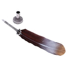 Feather Quill Fountain 1mm Stationary Writing Instrument With 5 Springs