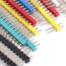 60Pcs 40 Pin Single Row Male Pin Headers Socket Strip Connector 2.54mm Pitch