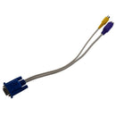 TV-out VGA to S-Video/RCA Cable Adapter