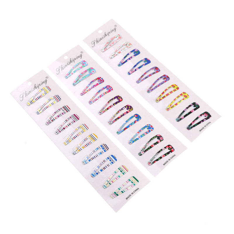 20pcs Girl Baby Kids Princess Hair Accessories Slides Hair BB Hair Clips E ^