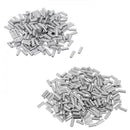Aluminum Alloy Fishing Line Crimp Wire Leader Sleeve Connector 1.0 & 1.2mm