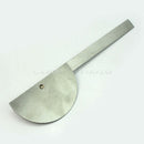 New And High Quality Steel Round Head 0-180 Degree Protractor Angle Ruler