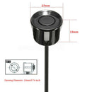 4 Parking Sensors Car Reversing Rear Reverse Backup Buzzer Alarm Kit LED Displa