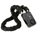 Black Smart Chain Lock 80Cm Smart Waterproof Bluetooth Lock 110Db Latest An