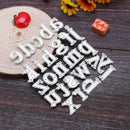 Metal Cutting Dies Stencils for DIY Scrapbook Photo Album Christmas Letter