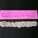 1PC New Pearls Beads Mould Fondant Cake Tools Cupcake Mold Border Sugar Paste