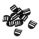 10pcs Plastic Ladder Lock Slider Buckle Side Release Ladderlock Buckles for