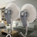 2X Heavy Duty 2KG Lever Suction Cup Hooks Bathroom/kitchen Holder New2019 P P1M8