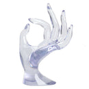 Hand Shape Jewelry Display Holder Bracelet Ring Watch Stand Crystal
