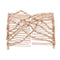 2 Pcs Double Hair Comb With Elastic Bead Chains For Women