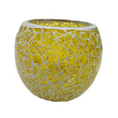 Mosaic Glass Tealight Candle Holder Candlestick for Wedding DIY Decoration_C