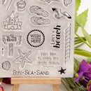 Clear stamps Sea Travel to beach rubber Silicone stamps Scrapbooking craft DIYOZ