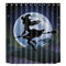 Halloween Witch Shower Curtain Bathroom Waterproof Shower Curtain Printing  S4Z9
